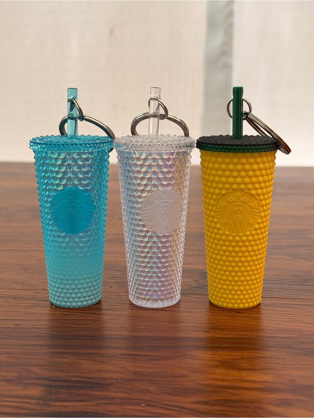 Starbucks Studded Keychains